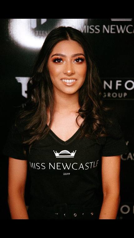 Miss Newcastle 2019 Monet Grant who has vowed to always help children in need